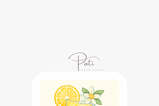 Amalfi Clipart Set, a Decorative Illustration by Pati Charm Studio (Thumbnail 8 of 10)