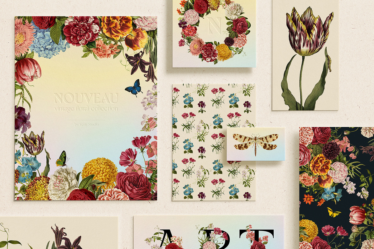 BUNDLE Watercolor Floral Graphic, a Decorative Illustration by Veris Studio (Photo 30 of 35)