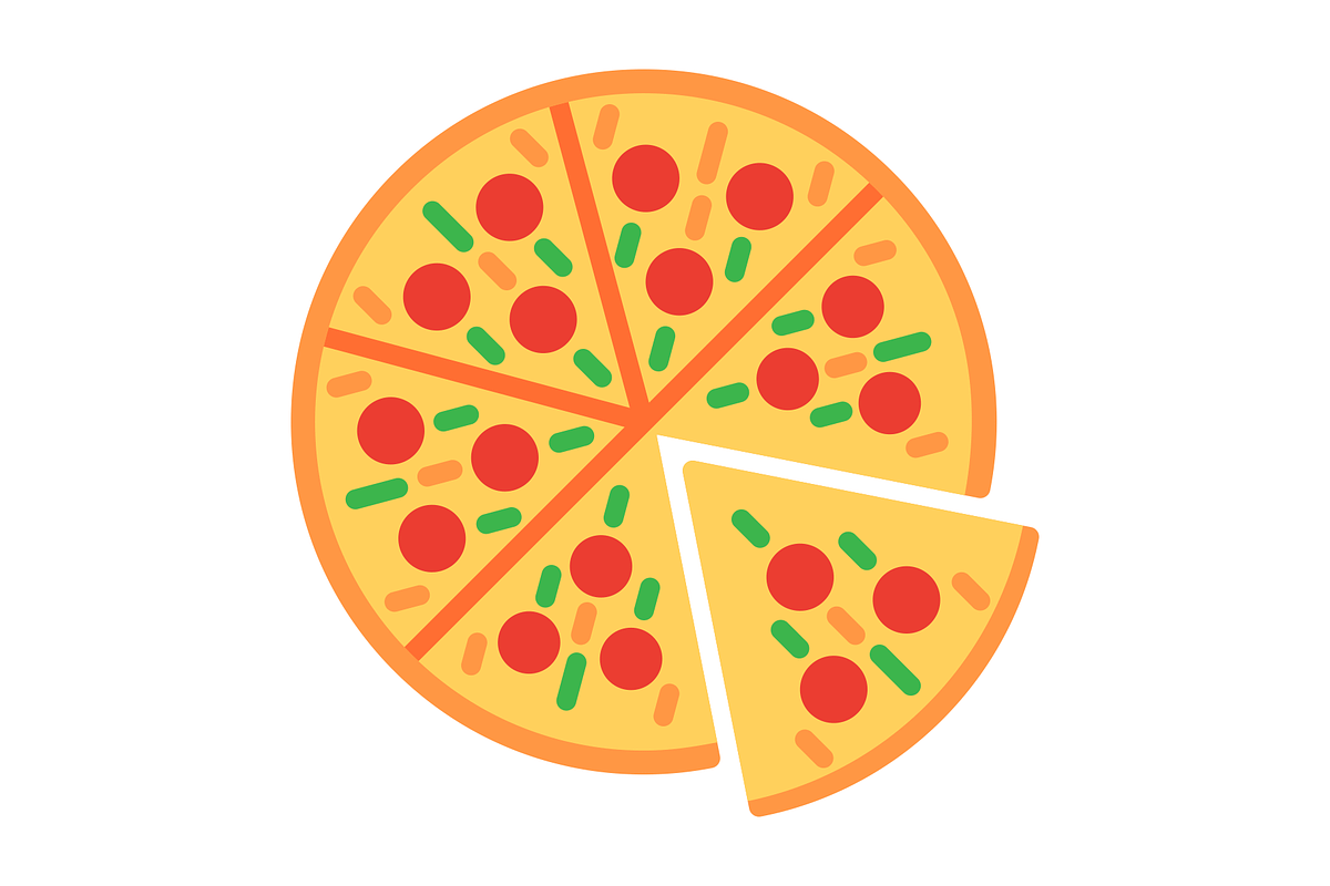 Pizza Flat Icon, a Duotone Icon by Pexelpy (Photo 1 of 3)