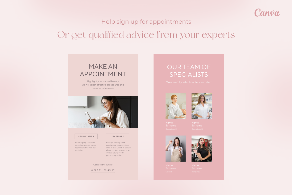 Beauty & coaching Instagram template, a Social Media Template by Make It Yours Lab. (Photo 16 of 20)
