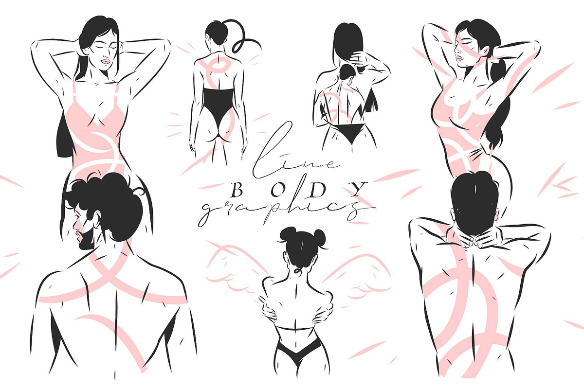 Line body graphics, a Person Illustration by Anastasy_helter (Photo 20 of 20)
