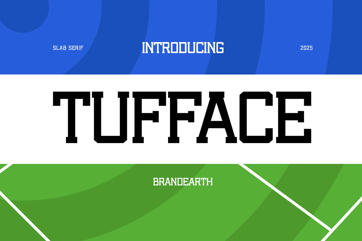 Tufface – Bold Athletic Slab Serif, a Slab Serif Font by Brand Earth (Photo 1 of 7)