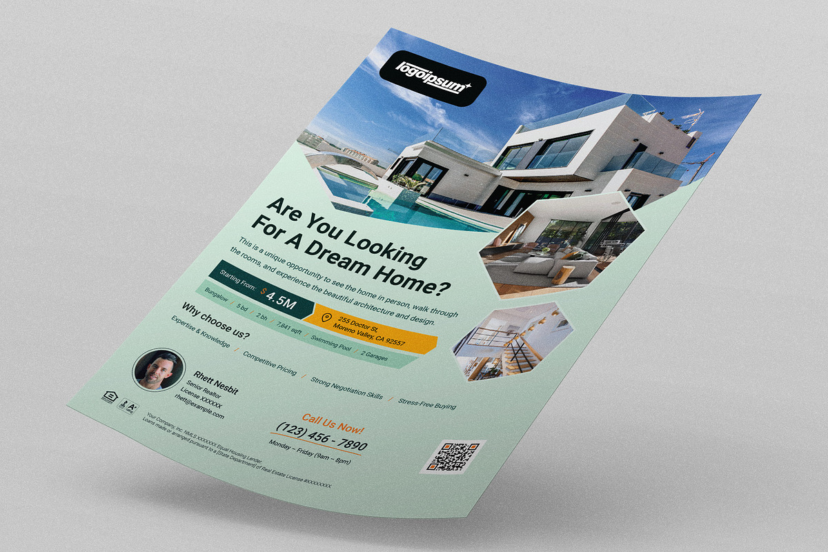 Real Estate Flyer Templates, a Flyer Template by PixelGaze (Photo 7 of 13)