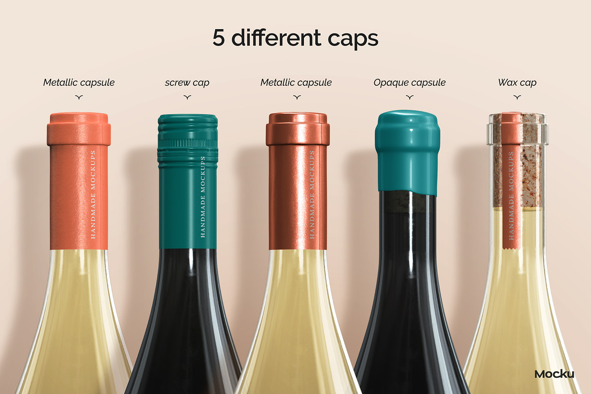 The Wine Creator - Burgundy bottle, a Packaging Mockup by Mocku (Photo 5 of 14)
