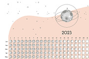 MEGA BUNDLE Moon Calendar 2023, a Stationery Template by land art (Thumbnail 11 of 17)
