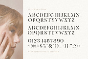 Pearlone - Stylish Stencil Serif, a Serif Font by Sarid Ezra (Thumbnail 9 of 9)