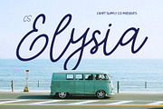 CS Elysia – Elegant Script Font, a Script Font by Craft Supply Co. (Thumbnail 1 of 8)