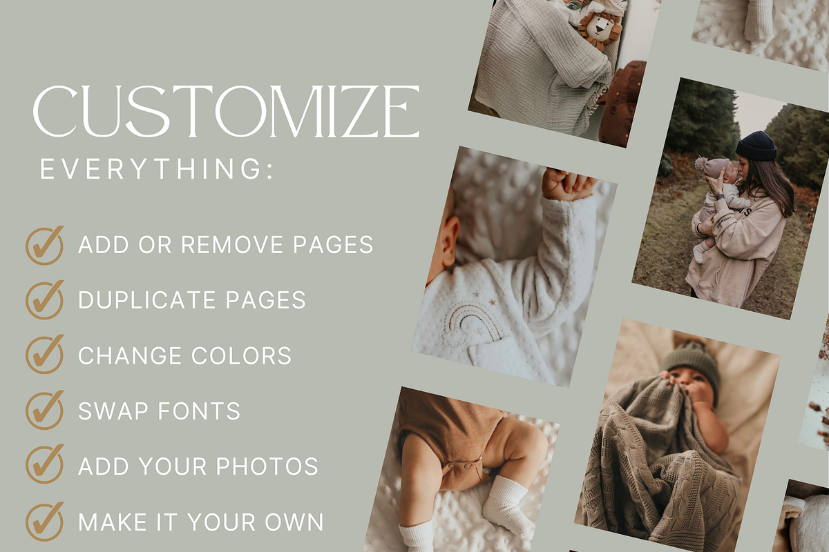 GOLD Newborn Photography Guide, a Magazine Template by Signature Edits (Photo 8 of 11)
