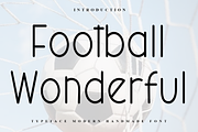 Football Wonderful, a Sans Serif Font by InermediaSTUDIO (Thumbnail 1 of 8)