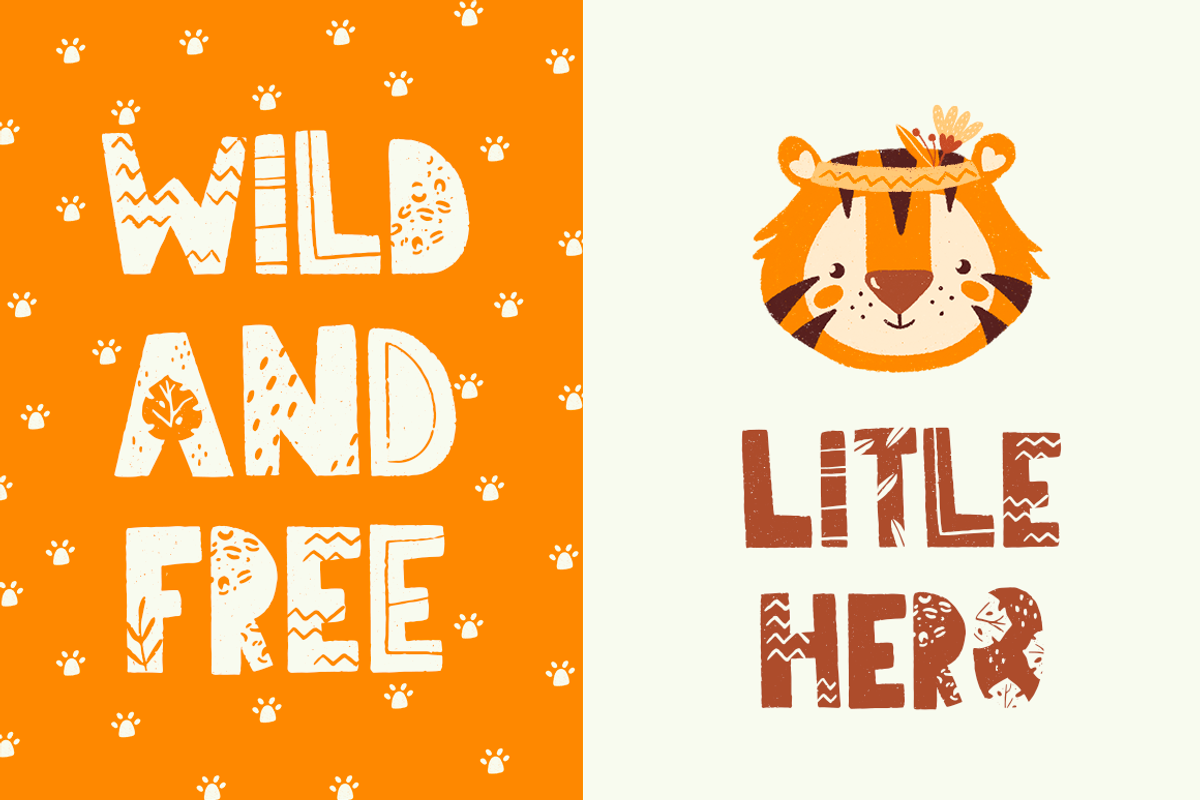 Jungle Vibes • Font Family, a Font by moolesya (Photo 10 of 13)