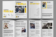 Company Profile Brochure Layout, a Brochure Template by ContestDesign (Thumbnail 2 of 3)