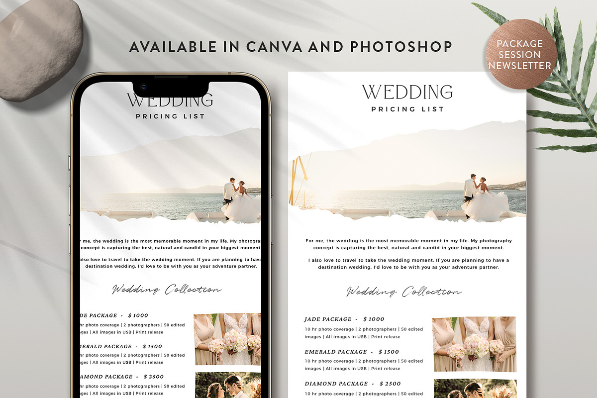 Price List Email Newsletter SN001, an Email Template by Bellenity Design (Photo 1 of 2)