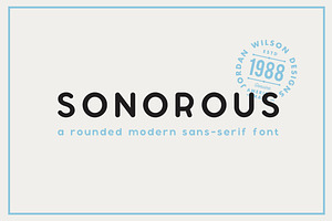 Sonorous Font