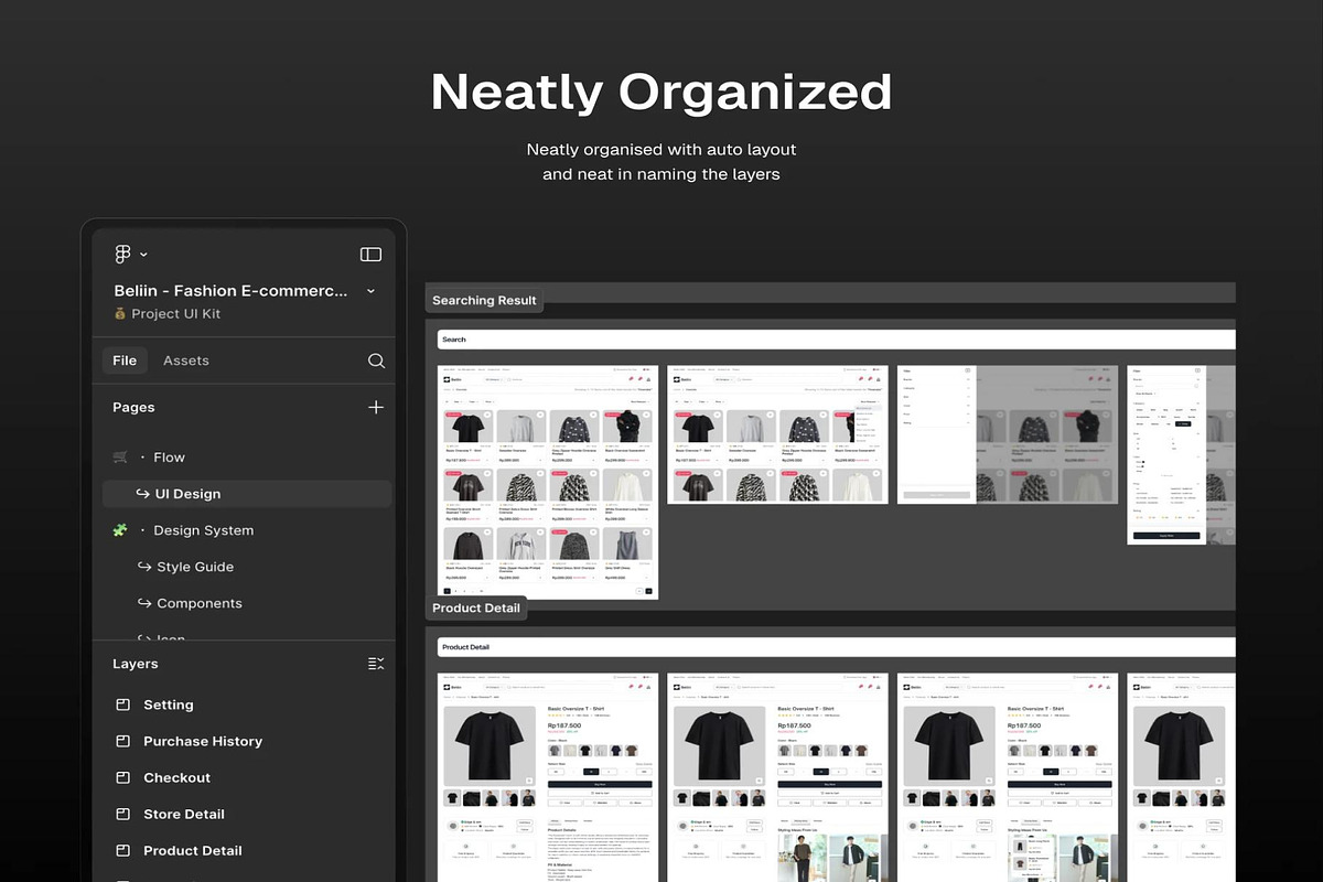 Beliin Fashion E-commerce Website, an UI Kit Template by Creative Perspective (Photo 3 of 8)
