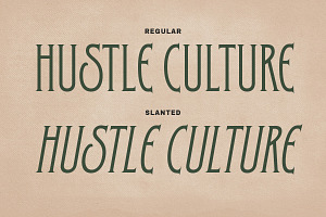 Hustle Culture Vintage Display