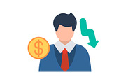 Investor Flat Icon, a Duotone Icon by Pexelpy (Thumbnail 1 of 2)