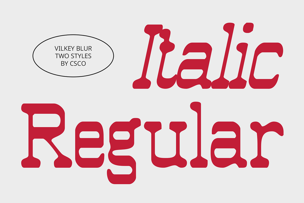 Vilkey Blur, a Slab Serif Font by Craft Supply Co. (Photo 4 of 8)