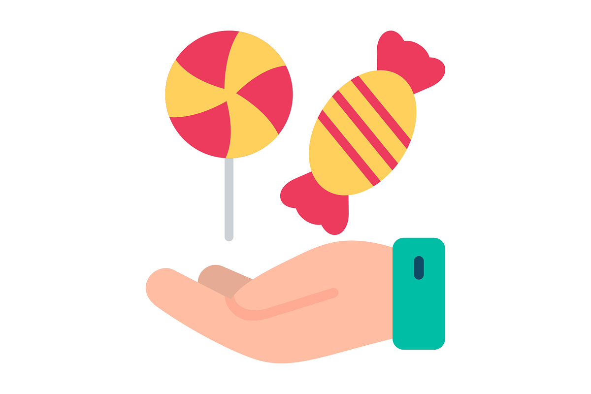 Candy Flat Icon, a Duotone Icon by Pexelpy (Photo 2 of 2)