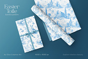 Easter Toile Seamless Patterns, a Pattern Graphic by Olya Creative (Thumbnail 3 of 14)