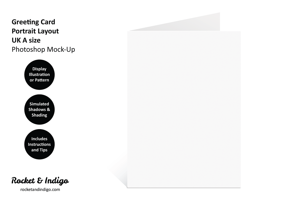 UKA Greeting Card Photoshop Mockup 4, a Product Mockup by Rocket & Indigo (Photo 3 of 3)