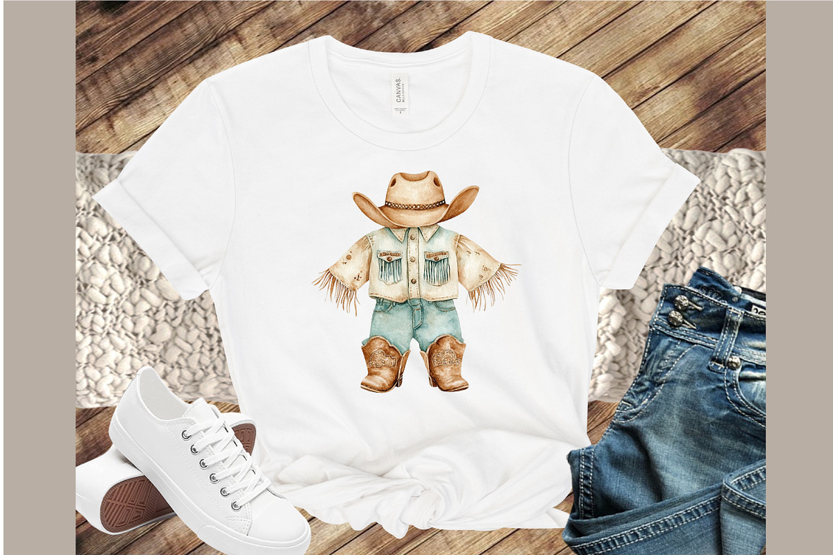 Cowboy Blue Baby Shower Clipart, an Illustration by Sublimation Artist (Photo 4 of 6)