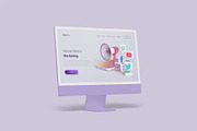 iMac Desktop Mockup Bundles, a Mac Mockup by Graphic Aesthetic (Thumbnail 7 of 22)