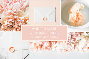 Modern Blush Wedding Bundle 