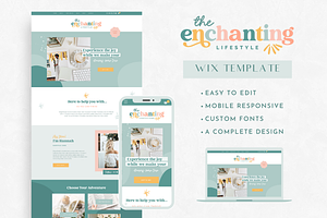 Enchanting Wix Website Template