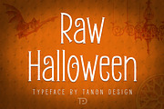 Raw Halloween Font, a Serif Font by Tanondesign (Thumbnail 1 of 6)