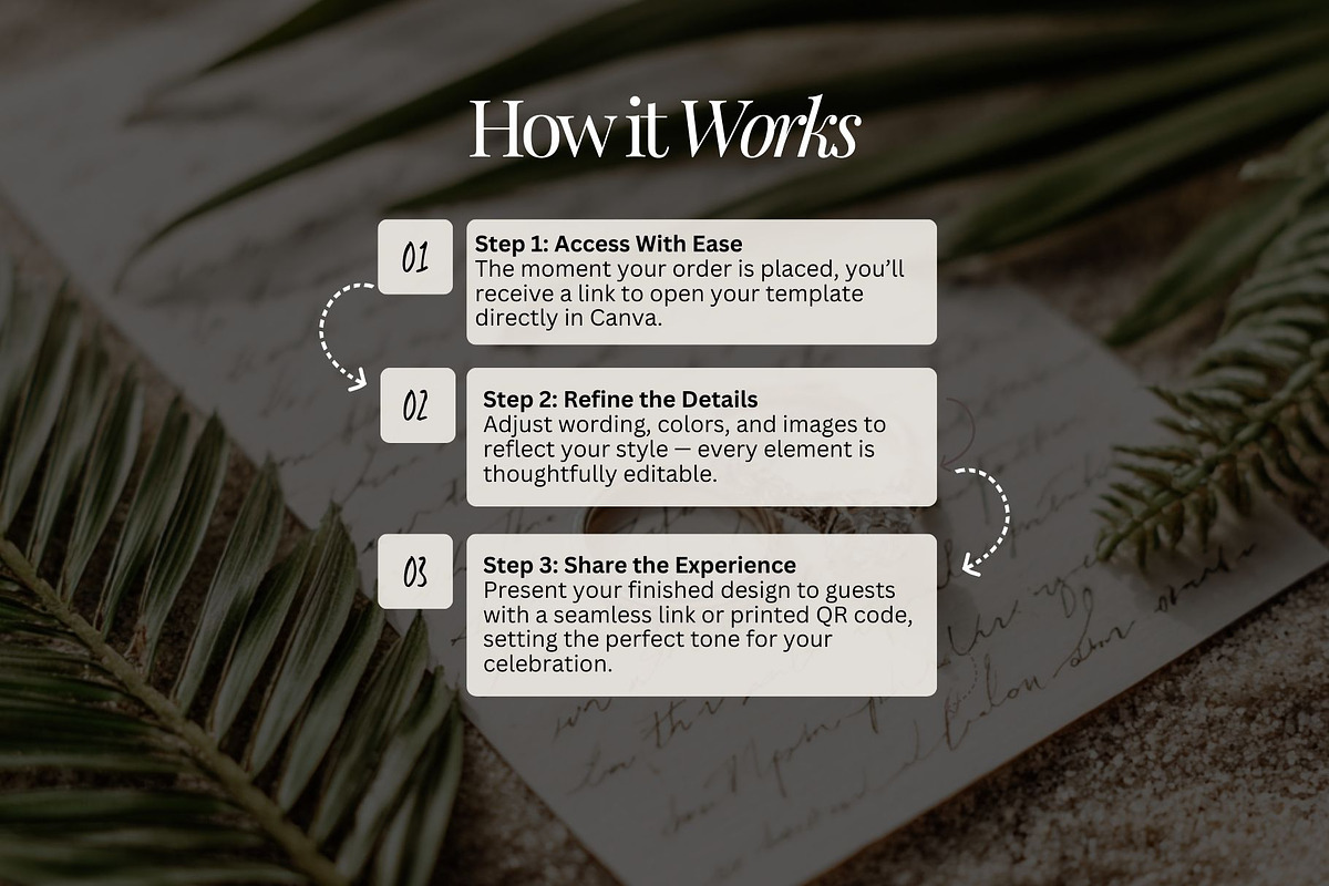 Beach Wedding Website Template preview 8