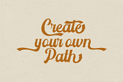 Vintage Feeling, a Script Font by Vintage Division (Thumbnail 3 of 10)