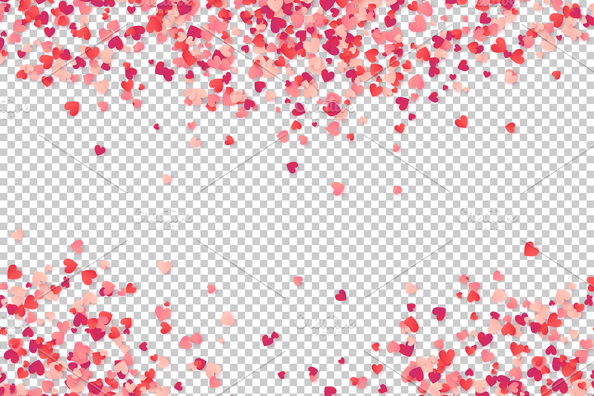 Love Alphabet Made of Heart Confetti, an Object Graphic by Art of Sun (Photo 3 of 3)