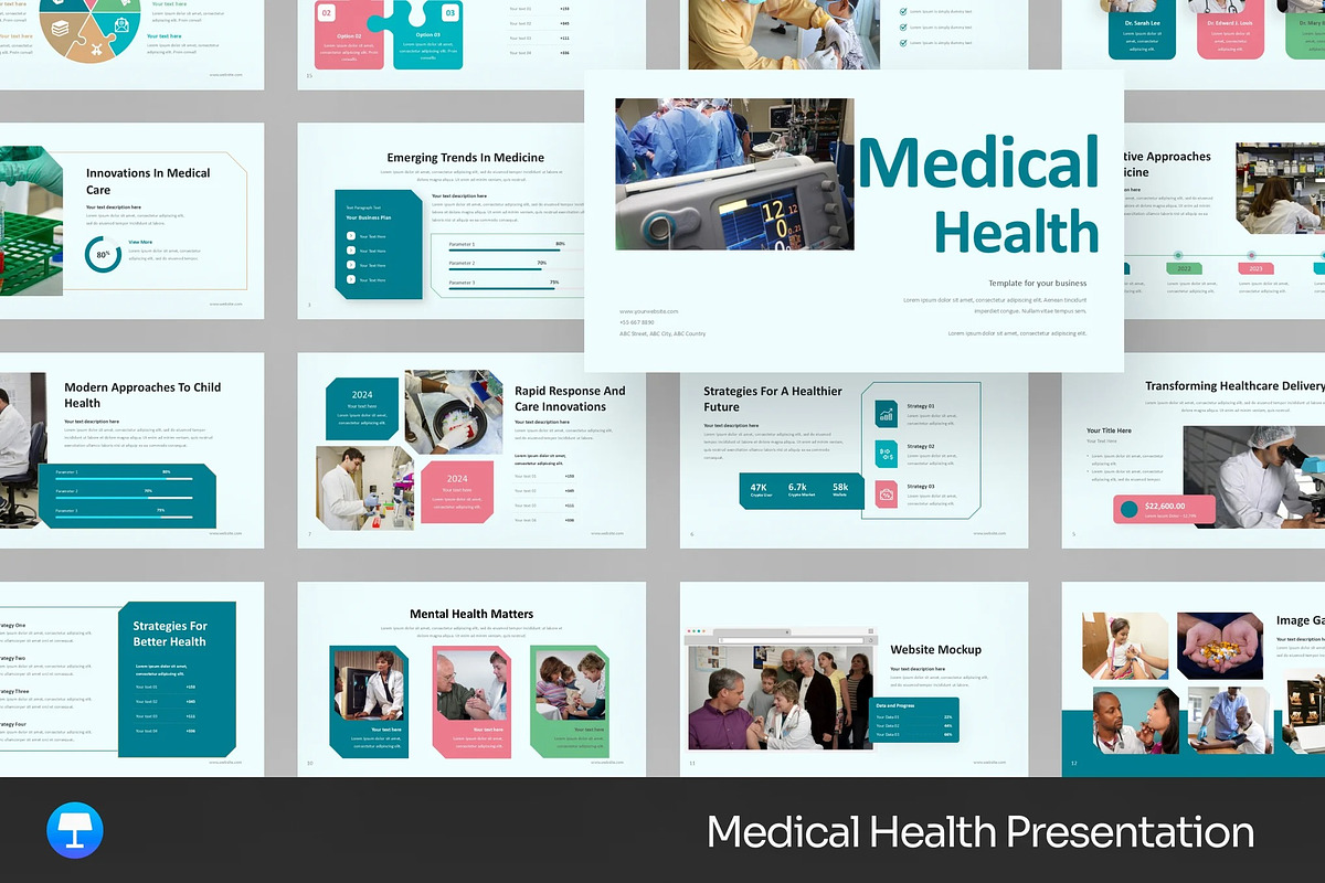 Medical Health Keynote, a Presentation Template by Fit-tee (Photo 1 of 2)