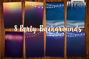 Party Backgrounds, a Flyer Template by MixPixBox (Thumbnail 1 of 5)