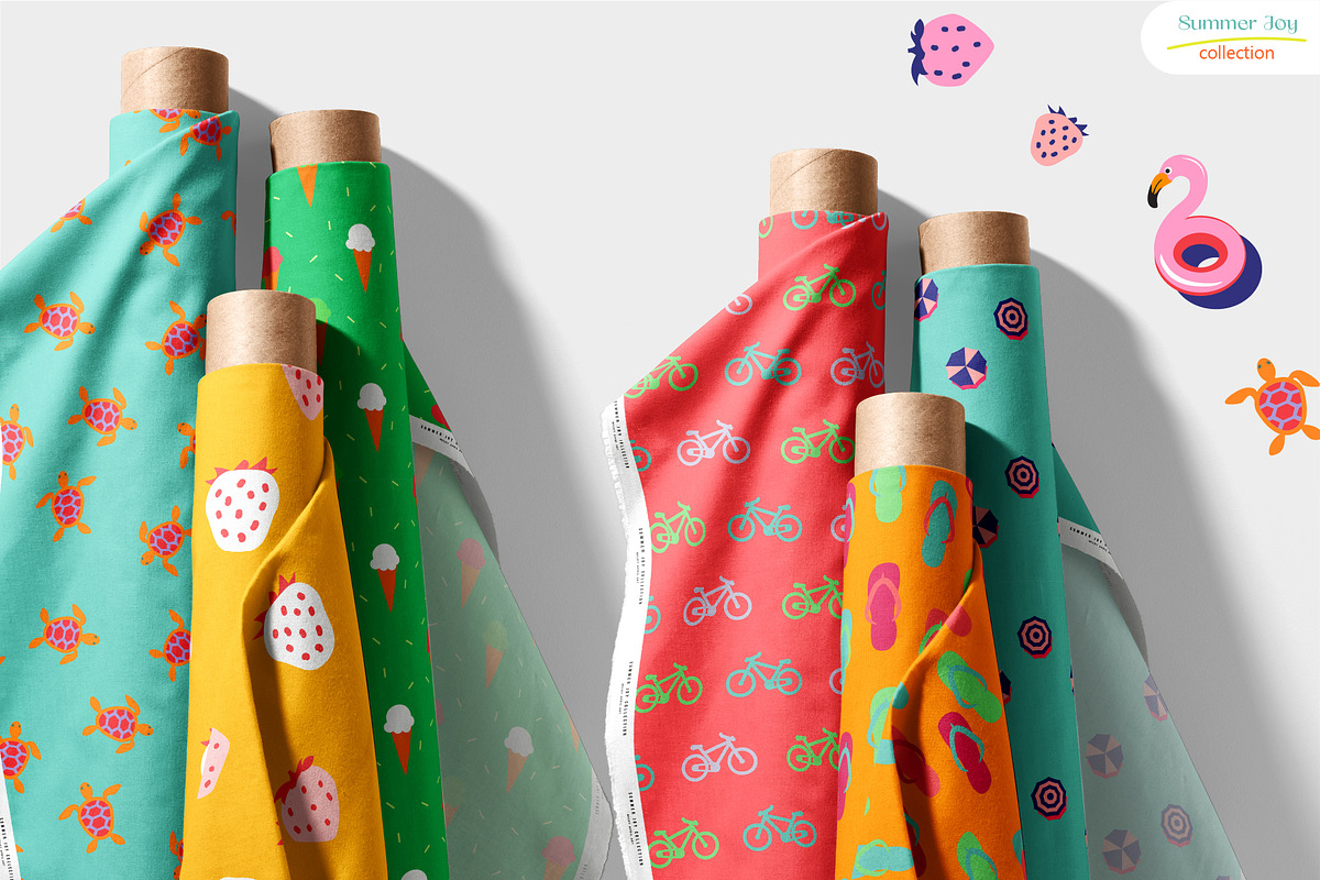 Summer Joy - Seamless Patterns, a Pattern Graphic by InaCorart (Photo 8 of 8)
