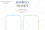 Grandmillenial Bamboo Frame Clipart, a Background Graphic by Essem Creatives (Thumbnail 2 of 5)