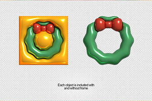 Inflated Xmas 140 PNG Elements