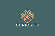 Abstract Geometric Line Circle Logo, a Branding & Logo Template by Signatoro (Thumbnail 2 of 2)