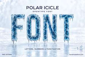 Polar Icicle Font