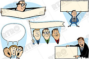 RTRO Blank Signs 2, a Person Illustration by RTRO Stock (Thumbnail 4 of 5)