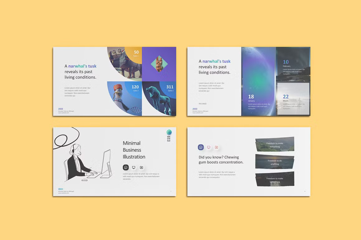 Mashle CreativePowerpoint Template, a Presentation Template by GearShift (Photo 3 of 7)