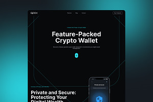 Apex Wallet - Framer Template
