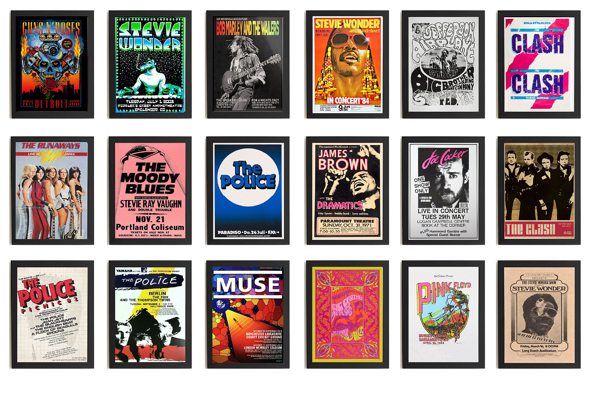 Vintage Concert Poster, Retro Poster, a Wallpaper Photo by Chipshpow Graphics (Photo 7 of 9)