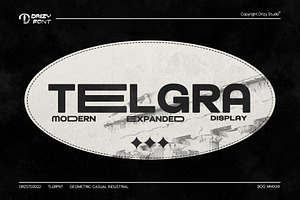 Telgra - Modern Expanded Font