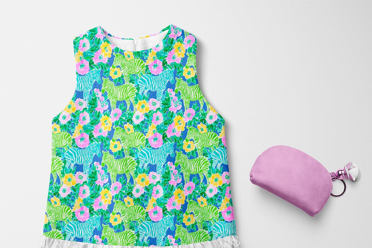 Seamless Zebra Patterns, a Pattern Graphic by The Preppy Artist (Photo 9 of 11)