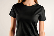 Black Gildan T-shirt Mockup, a Shirt Mockup by VetalStock (Thumbnail 4 of 7)