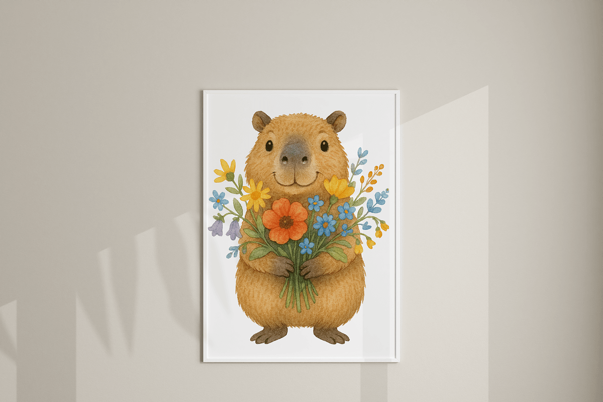 26 Capybara Clipart PNG, an Animal Illustration by Pati Charm Studio (Photo 8 of 8)