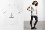 Watercolor Yoga Set, a Healthcare Illustration by Tabiti (Thumbnail 16 of 30)