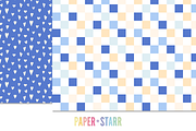 Blue Valentines Day Patterns, a Pattern Graphic by Paper Starr Studio (Thumbnail 2 of 7)