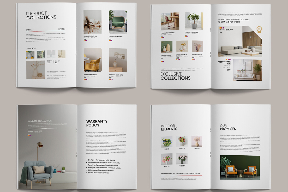 Modern Furniture Catalog Brochure, a Brochure Template by ContestDesign (Photo 3 of 3)